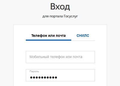 Вход в личный кабинет Госуслуги