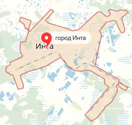 Карта: Инта